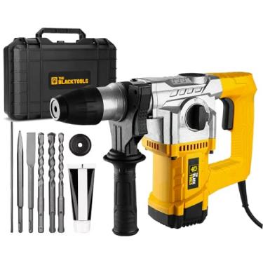 Imagem de Martelete Perfurador Rompedor Professional 26mm 1100w Sds Plus 4j Com Acessorios 127v TRM-2000 The Black Tools
