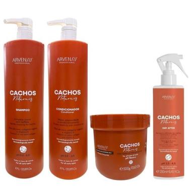 Imagem de Kit Arvensis Professional Cachos Naturais - Shampoo 1L + Condicionador
