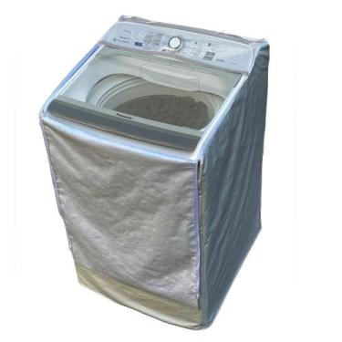 Imagem de Capa Máquina de Lavar Panasonic 12kg NA-F120B5G Zíper Transparente Cin