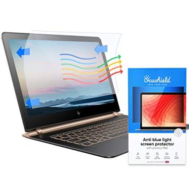 Imagem de Ocushield Protetor de tela premium anti-luz azul de 12,5 polegadas (16:9) com filtro de privacidade para laptops e monitores de computador - antirreflexo - fácil instalação - anti-impressão digital - reduz a fadiga ocular (277 x 156 mm)