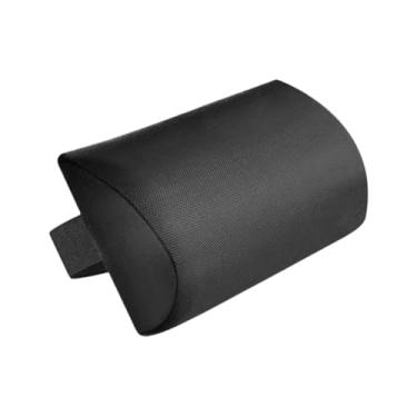 Imagem de Generic Travesseiro de cabeça de lounge com alça, enchimento de esponja decorativa reclinável apoio de apoio de cabeça de para cadeiras de pátio, quintal, Preto