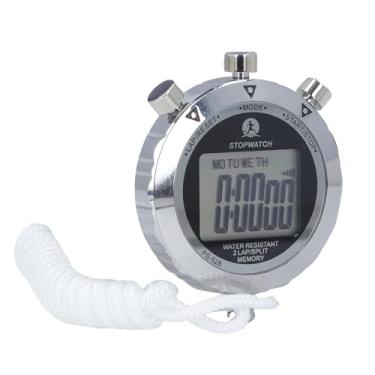 Imagem de Stopwatch Digital, 0,01 Segundo Tempo ETAL STOP WATCH Memória Timer de Cronômetro, Resistentes de água Paradas Com Calendário de Alarme e Manual de Instruções para Competições