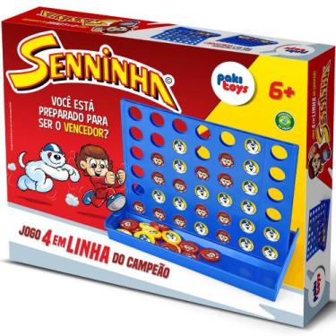 Imagem de Jogo Senninha 4 em Linha de Estratégia p/ Crianças - PAKITOYS