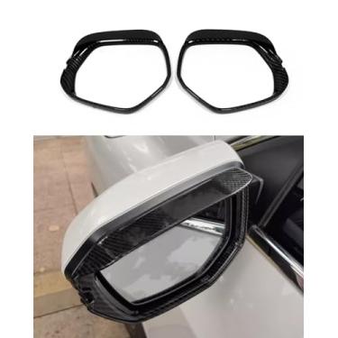 Imagem de ANUNFRRE Acessórios de carro adequados para Honda HR-V HRV 2016-2022 ABS fibra de carbono exterior lateral retrovisor tampa moldura guarnição conjunto de 2 peças
