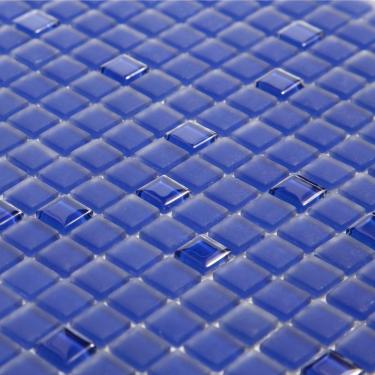 Imagem de Pastilha De Vidro Lisa 30cmx30cm Glass Mosaic (placas) Azul