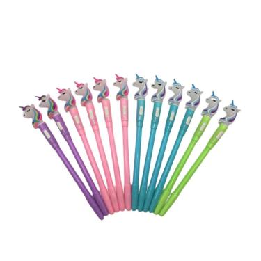 Imagem de Caneta Unicórnio Com Luz Ponta Grossa Cor Sortida