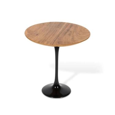 Imagem de Mesa Bistrô Saarinen 70 Cm Tampo Antíqua Base Preta Cor Preto