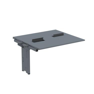 Imagem de Complemento De Mesa Plataforma Para Coworking Para 2 Pessoas 130x120 Grafito