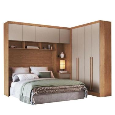 Imagem de Guarda Roupa / Roupeiro Conjunto Modulado Castro Bless 2 Peças 217x391