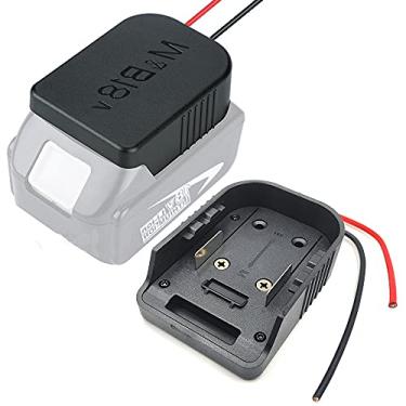 Imagem de QINIZX Adaptador Power Wheels Para Bosch/Makita 18V 14,4V Conector De Montagem Bateria Suporte Doca Com Fios 12 Awg Ferramentas Diy Brinquedos Rc