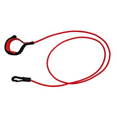 Imagem de Almencla Caiaque Canoa Barco Surf Ski Paddle Leash/Vara de Pesca Lanyard E Swivel Clip - Vermelho