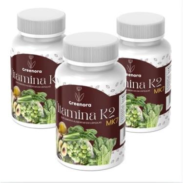 Imagem de Vitamina k2 MK7-60 Cápsulas - Greenora (Kit 3)