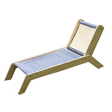 Imagem de Phefop Mini Cadeira de Praia Cat Sisal Scratch Hammock, Cama de Gato Durável, Ao Ar Livre Ao Ar Livre Ao (Cadeira de praia)