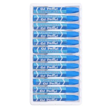 Imagem de PATIKIL Pastéis de óleo azul cobalto, 36 peças de giz de cera de óleo macio, pastéis vibrantes e cremosos, suprimentos de arte em bastão para pintura de arte, desenho, mistura de graffiti para