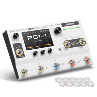 Imagem de Hotone Ampero II Stage Tela sensível ao toque Guitarra Baixo Amplificador Modelagem Gabinetes IR Simulação Pedal multi-efeitos Cadeias de efeitos duplos com loop FX MIDI I/O Estéreo OTG Interface