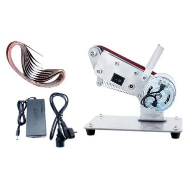 Imagem de ＡＷＨＡＯ Mini lixadeira elétrica de cinta, moinho de areia portátil, polimento profissional, máquina de afiação elétrica para artesanato faça você mesmo, Ajuste 795
