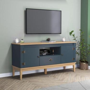 Imagem de Rack - Colonial 135x66x41 Cm 2 Portas 1 Gaveta - Movelbento