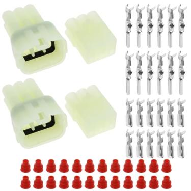 Imagem de SING F LTD 2 pares de conectores elétricos 6 pinos 6189-6171 6180-6181 compatíveis com Sumitomo HM 090