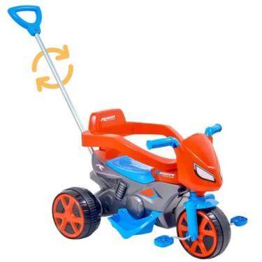 Imagem de Triciclo Infantil Andador Moto Rider Usual Brinquedos