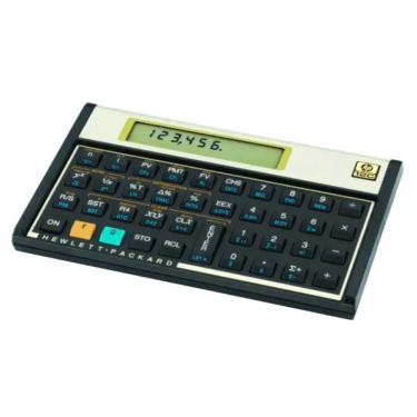 Imagem de Calculadora Hp 12C Financeira Gold Prata  Lacrada