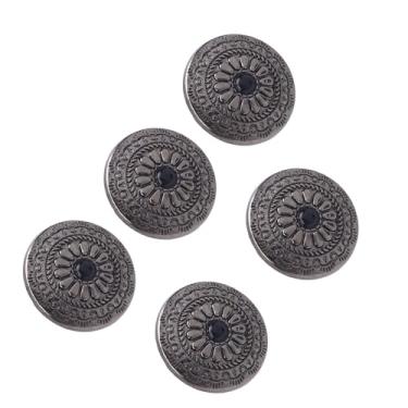 Imagem de Crafted 5 Set Decorative Rivet 30mm Alloy, Crossing Screw Back Leather Stud Set para Calças Bolsa de Couro, Quick & Effortless Instalação Leather Stud Set, Versátil Aplicações