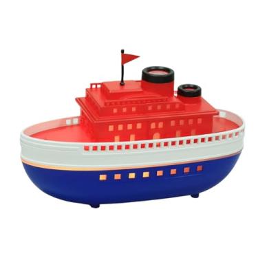 Imagem de MotiveTech Umidificador de névoa Steamship difusor de óleos essenciais difusor de aromas para sala de ginástica, Vermelho Branco Azul