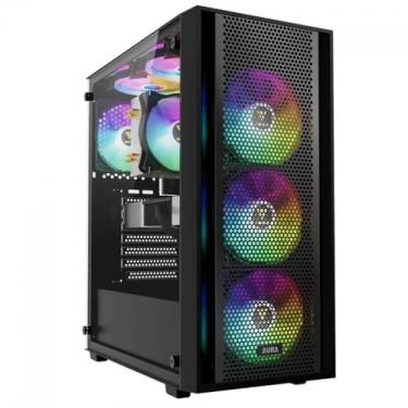 Imagem de Gabinete Gamer Gamdias Aura GC2 Elite ARGB Preto com 4 fans AURA GC2 ELITE ARGB