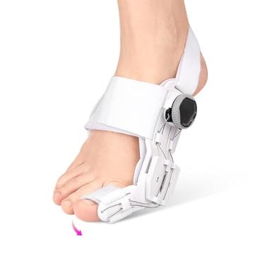 Imagem de Corretor de Joanete TXDKLUG para Mulheres e Homens, Dedão do Pé, Separador de Dedo Grande Ajustável para Alívio da Dor, Talas de Joanete para Alívio do Hálux Valgo dos Pés Esquerdo/Direito