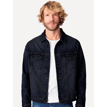 Imagem de Jaqueta Reserva Jeans Masculina Trucker Denim Escura-Masculino