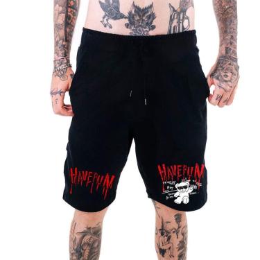Imagem de Bermuda Masculina Moletom‎ Urso Streetwear Havefun Ted Abstract-Masculino