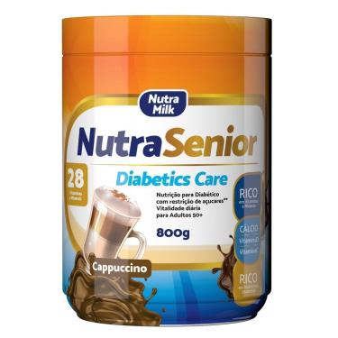 Imagem de Nutra Senior 50+ Diabetics Care 800g - ZERO AÇÚCAR - 28 Vitaminas e Minerais-Unissex