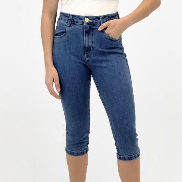 Imagem de Calça Detox Jeans Capri Feminina-Feminino