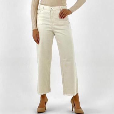 Imagem de Calça Ouzzare Sarja Pantacourt Feminina-Feminino