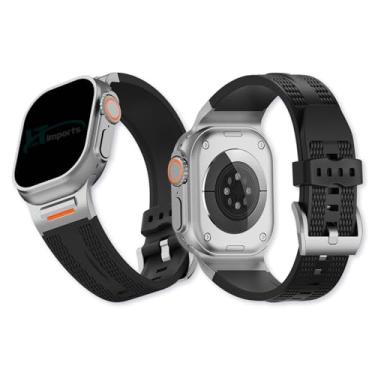 Imagem de Pulseira TrailBlazer Preto LTIMPORTS, compativel com Apple Watch Ultra 49mm 3/2/1, 46mm Series 11/10, 45mm Series 9/8/7, 44mm Series 6/5/4/SE e Apple Watch 42mm Series 3/2/1