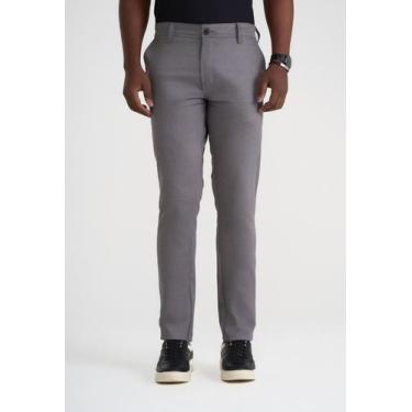 Imagem de Calca Docthos Slim Sarja Flame, 014 cinza, 40