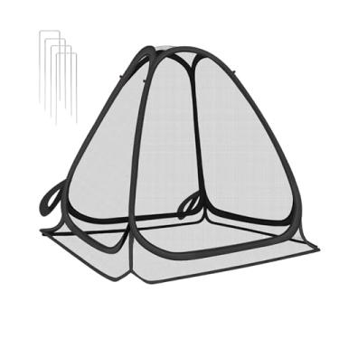 Imagem de Rrlihjgu Capa de proteção de plantas, protetores de plantas resistentes, multiuso respirável à prova de intempéries para arbustos de bagas, árvores frutíferas, varandas, quintal, prevenindo