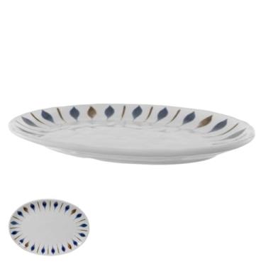 Imagem de Travessa de Mesa 32cm Melamina Plástico Resistente Cruzeiro Veleiro