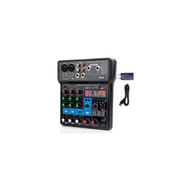 Imagem de Mesa de som interface 4 canais teyun 24 tipos de efeitos voz