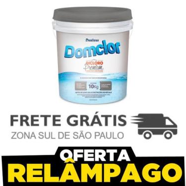 Imagem de Dicloro Premium Domclor 56% Desinfetante Água Piscinas 10 KG