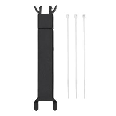 Imagem de YINETTECH Capa de arame para espelho retrovisor com fios de fixação 9,5 x 1,8 x 0,9 cm para espelho retrovisor universal de carro, preto