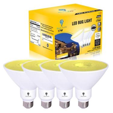Imagem de Lâmpada LED Bug Bluex Bulbs PAR38 17W 2000K, pacote com 4