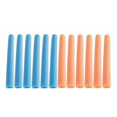 Imagem de KiBcsLic 12 peças capas protetoras para postes de trampolim acessórios para trampolim infantil para ambientes internos e externos, Laranja Azul