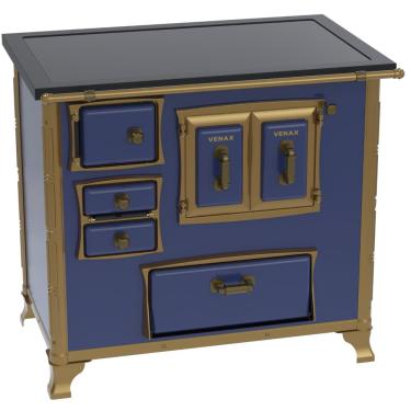 Imagem de Fogao a Lenha Venax GII n 2 Renaissance Premium Azul SD