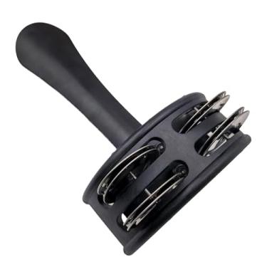 Imagem de Fenteer Pandeiro de mão, pandeiro musical compacto, instrumento musical de percussão portátil para crianças e adultos