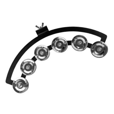 Imagem de menolana Pandeiro Hi Hat Instrumento de Percussão de Mão Música Pandeiro para Crianças Adultos Cantores, L