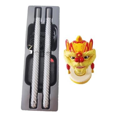 Imagem de menolana Conjunto de tambor de ar, baquetas, brinquedo tradicional de dança do, kit de baquetas de tambor de ar elétrico para crianças, adultos,