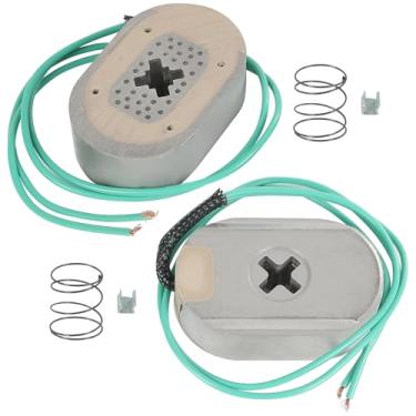 Imagem de RALZAOTO Kit de ímã de freio de reboque elétrico de 25,4 cm serve para eixos de 1,587 kg para montagem de freios elétricos de 25,4 cm x 6,5 cm com clipes de retenção e molas helicoidais