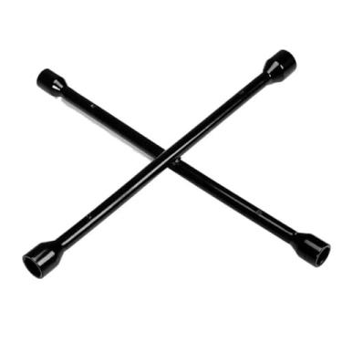 Imagem de Chave de Roda Cruz Multifuncional 17/19/21/23mm em Aço Resistente Modelo