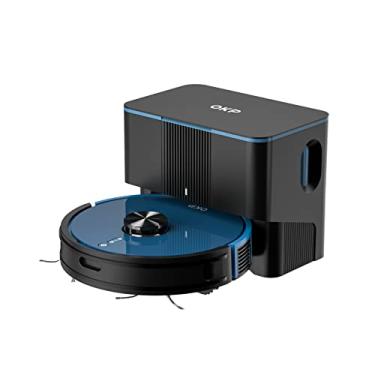 Imagem de OKP Aspirador de pó robô L3 com Lidar Navigation Robot Aspirador de pó com base autovazia 5L limpeza de saco de poeira por até 10 semanas, azul