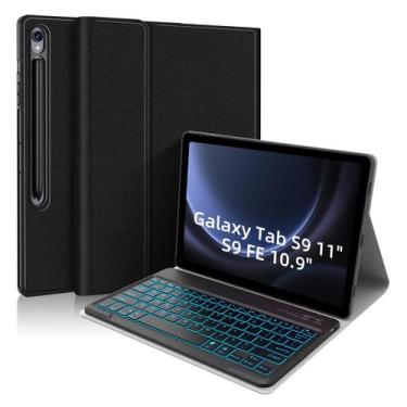 Imagem de Capa de teclado PIMOFEE para Samsung Galaxy Tab S10 FE/S9 FE